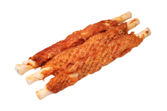 Kauwstaaf met kip