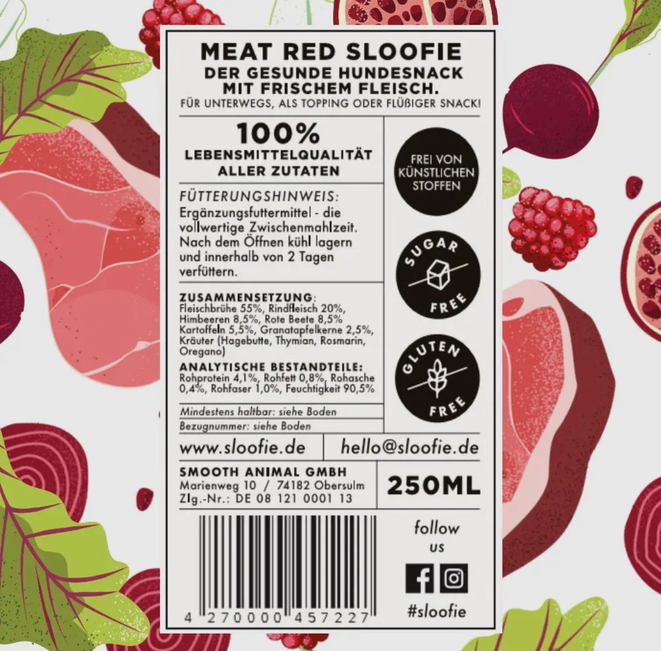 Sloofie Meat Red