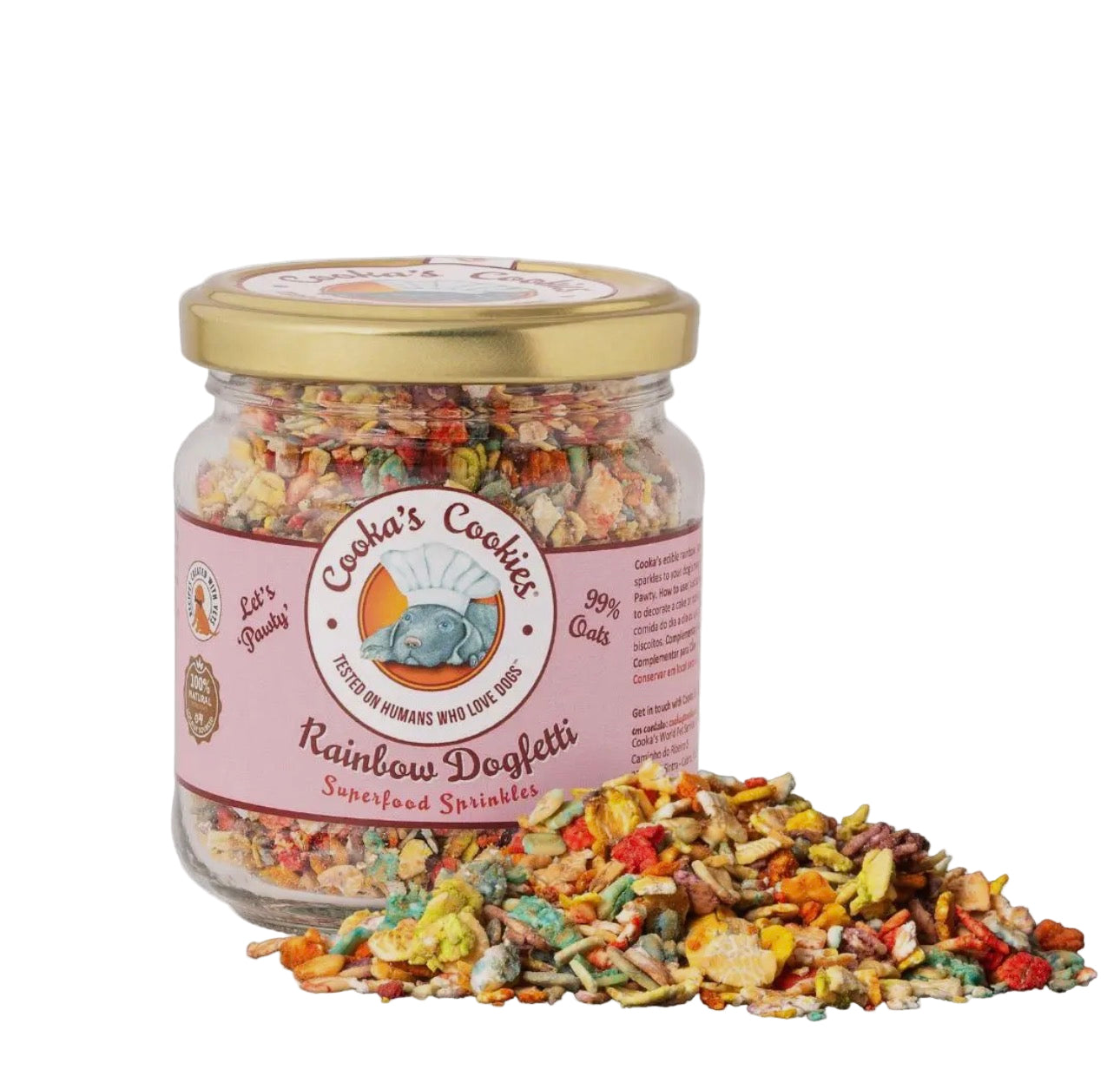 Cooka's Cookies Rainbow Dogfetti