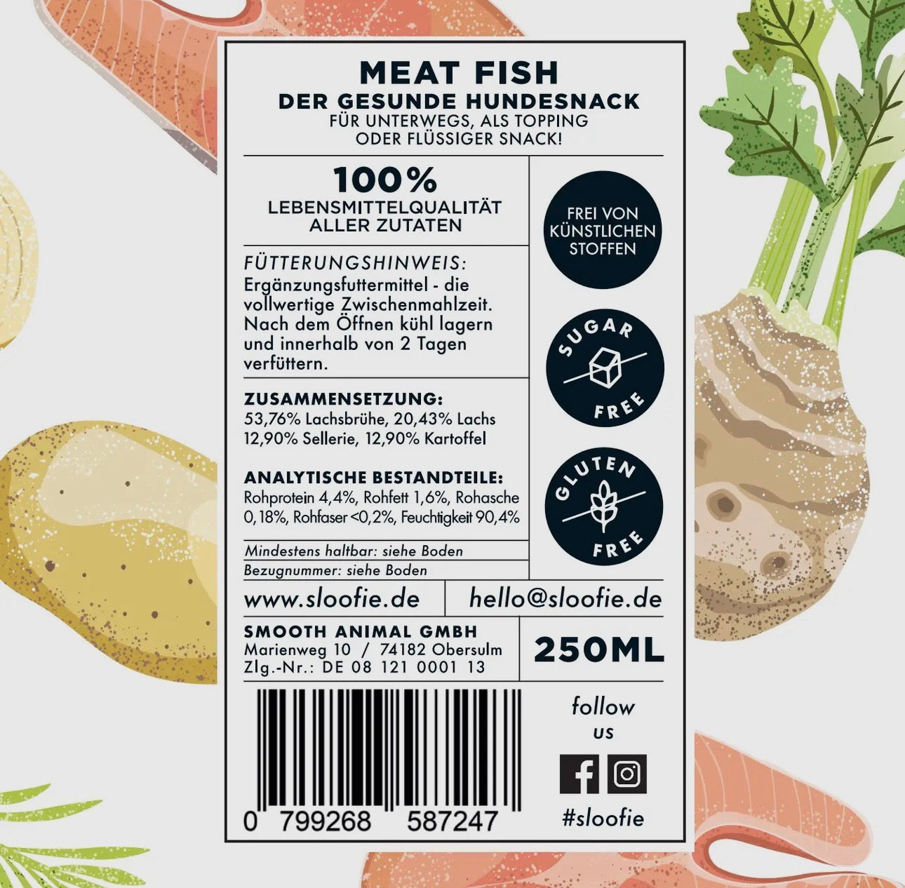Sloofie Meat Fish Zalm