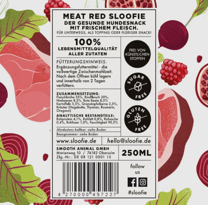 Sloofie Meat Red