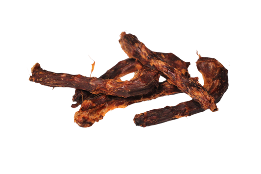 Kippennekken voor honden, een natuurlijke kauwsnack met kraakbeen en van nature aanwezige glucosamine.