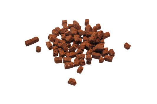 Mini Trainer Zalm voor honden van 100% zalm, klein en krokant van structuur en ideaal als trainingsbeloning.