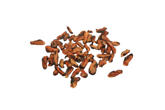 Gedroogde Zeeuwse mosselen voor honden van 100% mossel, eiwitrijk en geschikt als natuurlijke beloning of tussendoortje.